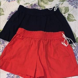 Jcrew linen shorts lot (2)